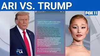 Ariana Grande and Trump administration exchange jabs | FOX 11 LA