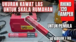 Ukuran KAWAT LAS UNTUK MESIN LAS 450 - 900 WATT  |BELAJAR LAS LISTRIK UNTUK PEMULA