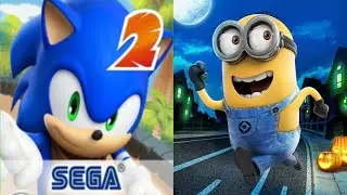 SONIC DASH 2 VS MINION RUSH (Android/iOS Gameplay)