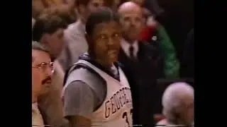 Pearl Washington sucker punches Patrick Ewing - 1985 Big East semis