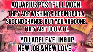 AQUARIUS: THEY LET YOU SLIP AWAY. UR THE ONE THAT GOT AWAY. THEY REGRET THE CHANCES THEY DIDNT TAKE.