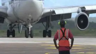 KLM B747 Take off ARUBA