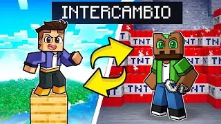 Jugamos el RETO del INTERCAMBIO de LA MUERTE en Minecraft!