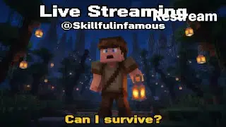 Starting My Minecraft Adventure LIVE 😅 | Surviving My First Night!