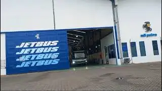 Bus Terbaru Jb5 Milik PT ALS telah rilis nopin 84 dari Karoseri ADIPUTRO