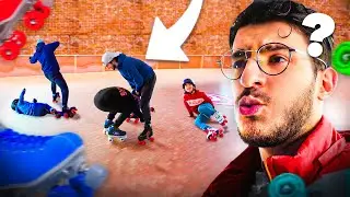 J'EMMENE MES PETITS FRÈRES FAIRE DU PATIN A ROULETTES.. UNE CATASTROPHE ! [Entre frère Ep 17]