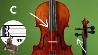 Viola C String Tuning note.