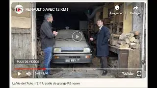 Sortie de grange LVA : Renault 5 🚗✨​ NEUVE - 12 km