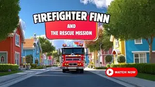 Firefighter Finn | Learning About Fire Safety and Courage for Kids
