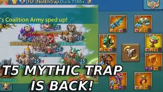 T5 MYTHIC RALLY TRAP IS BACK! Titans Don't Stand A Chance! Lords Mobile.