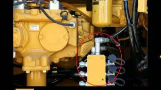 Midsized excavator - Easily test hydraulic ports