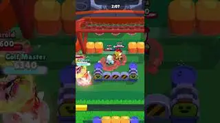 Scoring with Gales gadget PT.3 #mobilegame #brawlstars #gaming #brawlstarsclips