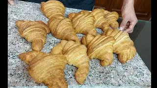 Receta fácil  de croissant, cachito, media luna pero Integrales (con el toque de Luis) Ecuador