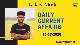 Daily CA Live Discussion in Tamil| 16-07-2020 |Mr.Naresh kumar