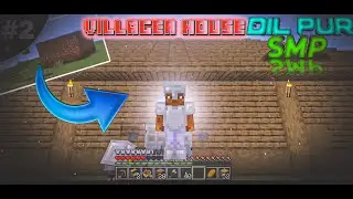Dilpur episode 2. I made a villager house on my 100 x 100 platform.#minecraft #minecraftjavaedition