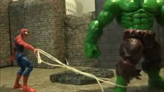 Hulk Vs Spider-Man Stop Motion
