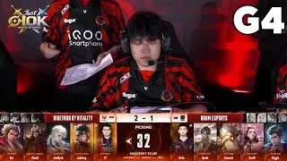 BTR vs BOOM - GAME 4 | KNOCKOUT STAGE DAY 2 | HOK Invitational Season 4