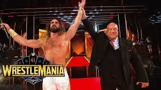 Seth Rollins WrestleMania 41 Exit Theme + Arena Effects 2025