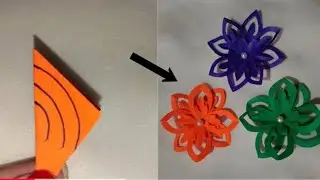Easy and beautiful colour pepar craft flower making beautiful easy craft| flower craft #craftyhome