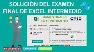 ERUEDAL | Soluci&oacute;n Examen Final Excel Intermedio 2016 (Feb-Mar,2019)
