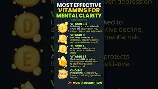 Most Effective Vitamins for Mental Clarity Over 60 #vitamin #mentalhealth #health