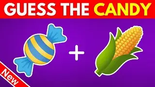 Can You Guess the CANDY by Emoji? 🍬🍭 Candy Quiz