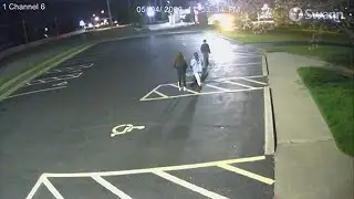 Surveillance video pictures suspects in Topeka church vandalism