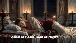 Ancient Rome Rain Ambience | Soothing Sounds for Deep Sleep & Relaxation