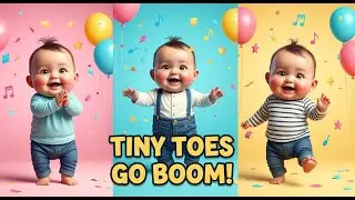 Tiny Toes Go Boom 👣💥 | Cutest Baby Dance Song Ever | Fun Kids Music