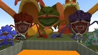 BIG HOLE TOXIC NEW SHIN SONIC TAPES GREEN vs PARASITE CREATURE in Garry's Mod!