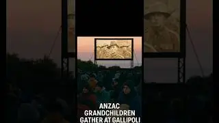 Anzac Grandchildren Gather at Gallipoli for 110th Dawn Service#ANZAC  #lestweforget  #AnzacDay