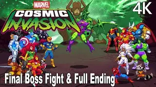 MARVEL Cosmic Invasion Final Boss Fight & Full Ending 4K