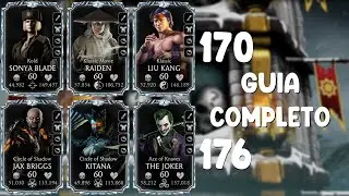 Guia completo | Como passar as Lutas 170 e 176 da Torre L&oacute;tus Branca Fatal | MK Mobile 6.3