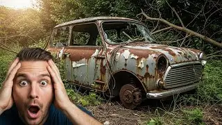 ASMR Car Restoration | Abandoned British Leyland Mini 1000 Rebuild from Rust to Brand New