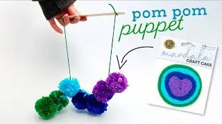 How to Make a Pom Pom Worm Puppet - Camp Crafty