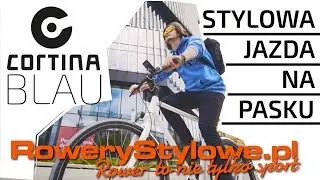 Rower na pasku: Cortina Blau - na pasku zębatym zamiast łańcucha. Idealny rower do miasta !