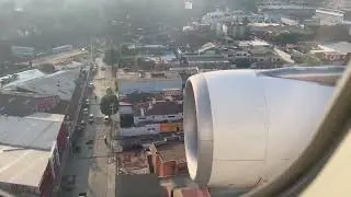 Aterrizaje cuidad de Guatemala Vuelo IB 6341 de Aerolinea Iberia, Procedente de Madrid