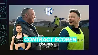 CONTRACT SCOREN ⚽️📃 | Trainen bij Quick Boys 🔵⚪️
