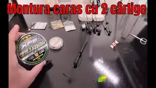 Montura fină cu 2 cârlige la pescuit de caras pe lac. Prezentare + explicație #montura crap caras
