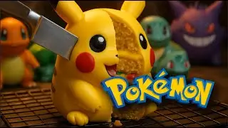 Cutting Hyper-Realistic Pok&eacute;mon Cakes 🍰 | Satisfying ASMR Slice