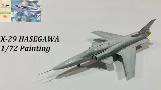 Painting Hasegawa X-29