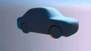3D anaglyph car