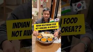 Only vegetarian restaurant in korea🇮🇳🇰🇷 #seoul #korea #indianinkorea #indianfood #itaewon #dosa