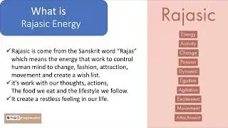 What is Rajasic Energy ?