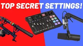 Rodecaster Pro Settings | Shure SM7B and Sennheiser MKE600