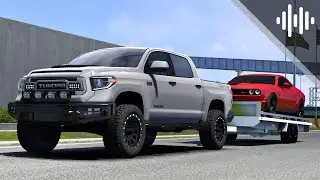 Hauling A Dodge Challenger SRT! | American Truck Simulator (ATS) Showcase