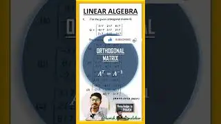 Linear Algebra Gate pyq |#linearalgebra #bsgrewalsolution #gate2023 #gatepyq