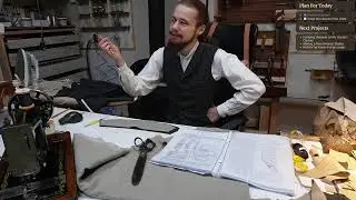 Making an Edwardian morning coat
