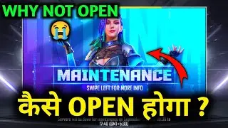 FREE FIRE😭MAINTENANCE PROBLEM SOLVE | FREE FIRE NOT OPEN PROBLEM 😭 FREE FIRE NEW UPDATE