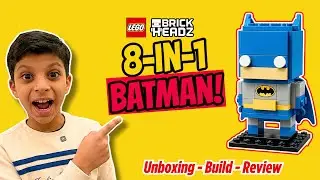 LEGO Batman BrickHeadz 8-in-1 Build & Unboxing | Vivaan's Treasure Trunk